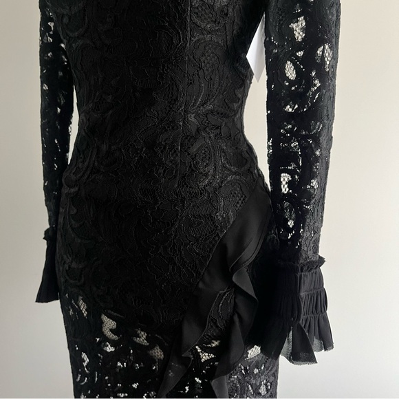 Alexis Black Fala Lace Dress - Picture 4 of 10